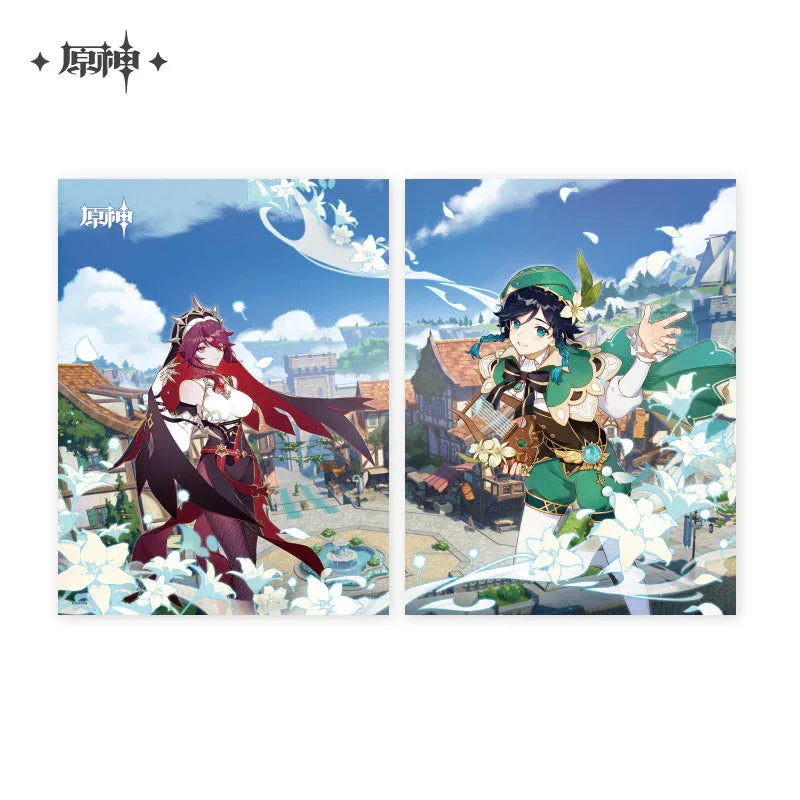 Folder Genshin Impact Blades Weaving Betwixt Brocade ACG Go Anime www.acg-go.com Arataki Itto, Event Artwork, Folder, Gorou, Hu Tao, Kamisato Ayaka, Kamisato Ayato, Office Supply, Rosaria, Tartaglia, Thoma, Venti, Wanderer, Xiao, Yelan, Yoimiya