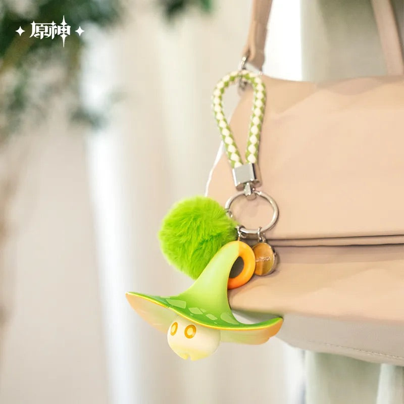 genshin impact fungus series floating dendro fungus keychain ACG GO