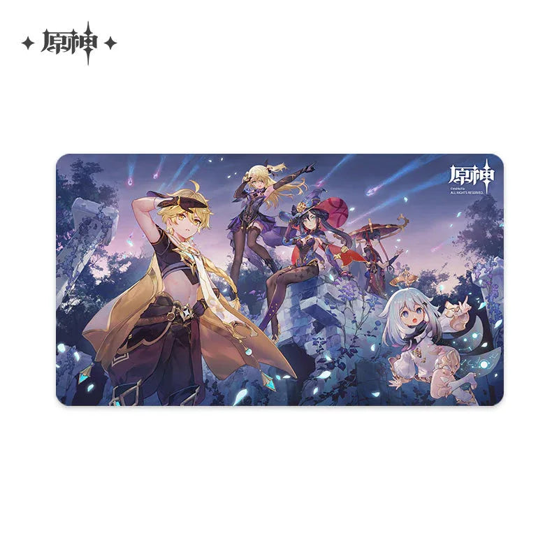 Gaming Mouse Pad Vol 1 Genshin Impact Scarlet Leaves Pursue Wild Waves ACG Go Anime www.acg-go.com Aether, Barbara, Eula, Event Artwork, Gaming Mouse Pad, Jean, Kaedehara Kazuha, Lumine, Office Supply, Tartaglia, Zhongli