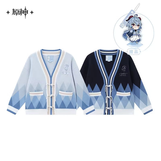 genshin impact ganyu impression series knit cardigan ACG GO