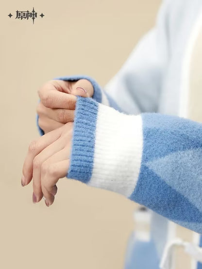 genshin impact ganyu impression series knit cardigan ACG GO