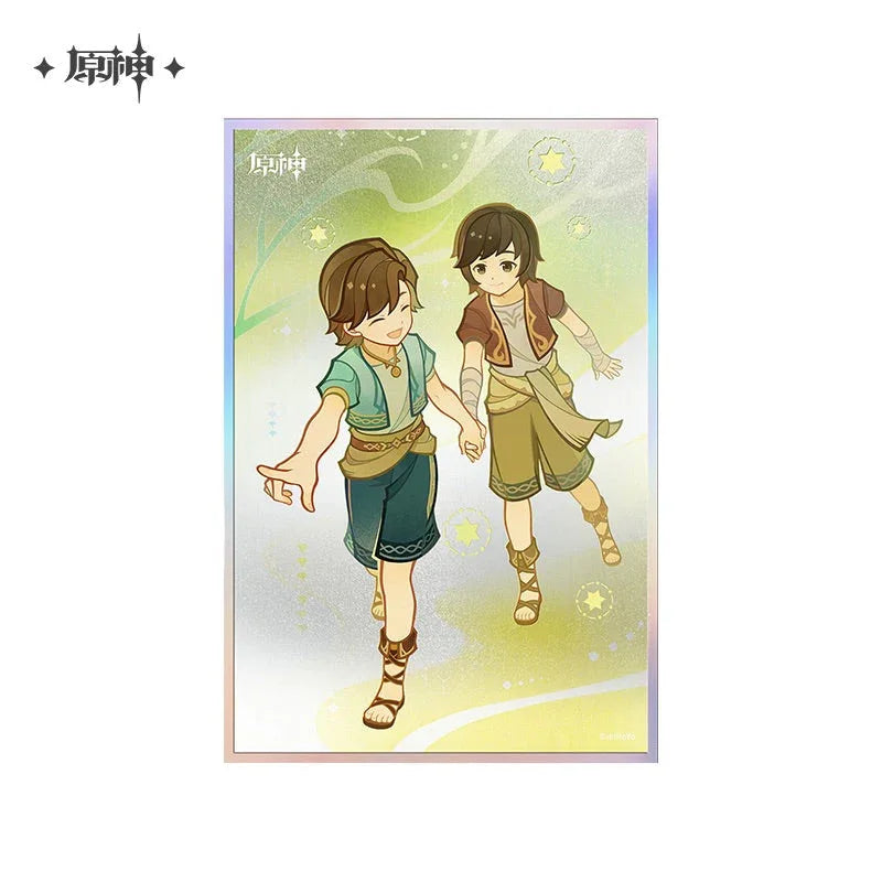 Genius Invokation TCG Series Shikishi Cardboard Genshin Impact Wind and Freedom ACG Go Anime www.acg-go.com Badge, Diluc, Ganyu, Genshin Impact, Kamisato Ayaka, Kamisato Ayato, Klee, Sangonomiya Kokomi, Shenhe