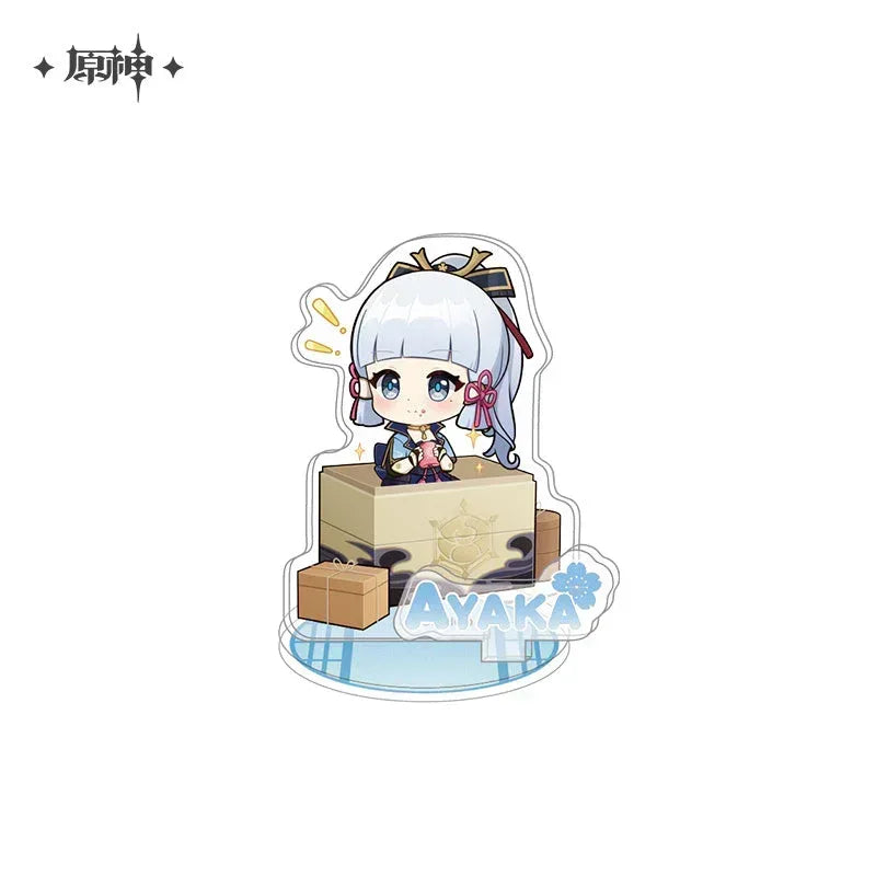 Genshin Impact Hua Cai Qi Shi Series Merch Badge- Yomiya ACG Go Anime www.acg-go.com Art Decor, Ayaka, Badge, Pendant & Keychain, Shikishi, Stand, Yoimiya