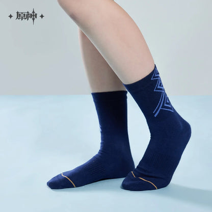 genshin impact kamisato ayaka theme impression series tube socks set 3 pairs ACG GO