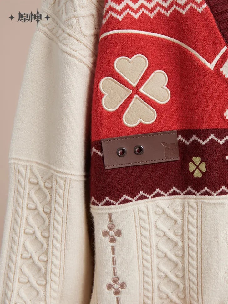 genshin impact klee theme impression series knit cardigan ACG GO