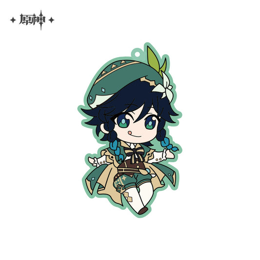 genshin impact mondstadt series nendoroid venti soft vinyl keychain not for sale ACG GO