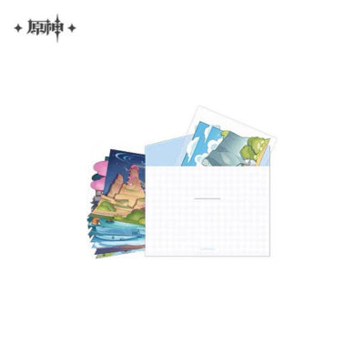 genshin impact shanghai fes 2023 set of 8 clear postcard not for sale ACG GO