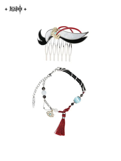 genshin impact shenhe theme impression series bracelet hair accessory comb ACG GO