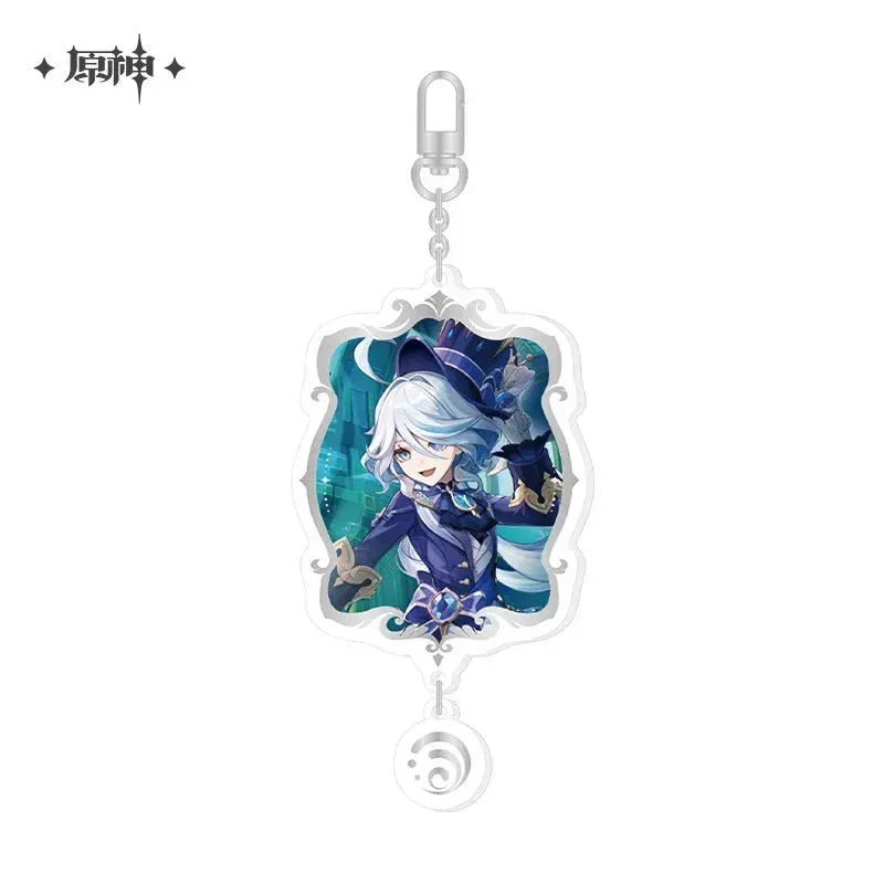 Genshin Impact Theme Series Acrylic Keychain Furina ACG Go Anime www.acg-go.com Aether, Albedo, Arlecchino, Dainsleif, Escoffier, Furina, Il Capitano, Jean, Kinich, Lumine, Mavuika, Neuvillette, Pendant & Keychain, Skirk, Traveler, Venti, Wriothesley, Yumemizuki Mizuki