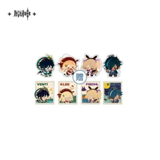 genshin impact trick or treat theme party series chibi character sticker not for sale ACG GO