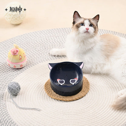 genshin impact wanderer meow home theme series ceramic pet bowl ACG GO