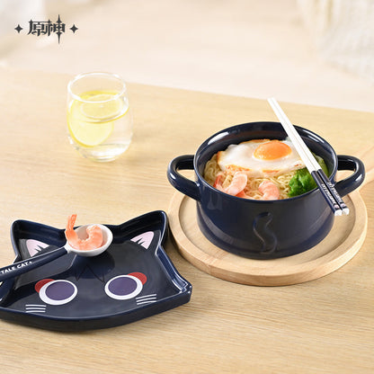genshin impact wanderer meow home theme series ceramic tableware set ACG GO