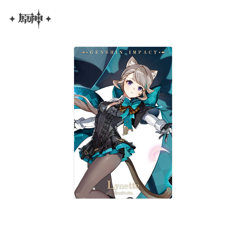 genshin impact wishes series collection cardboard lynette ver not for sale ACG GO