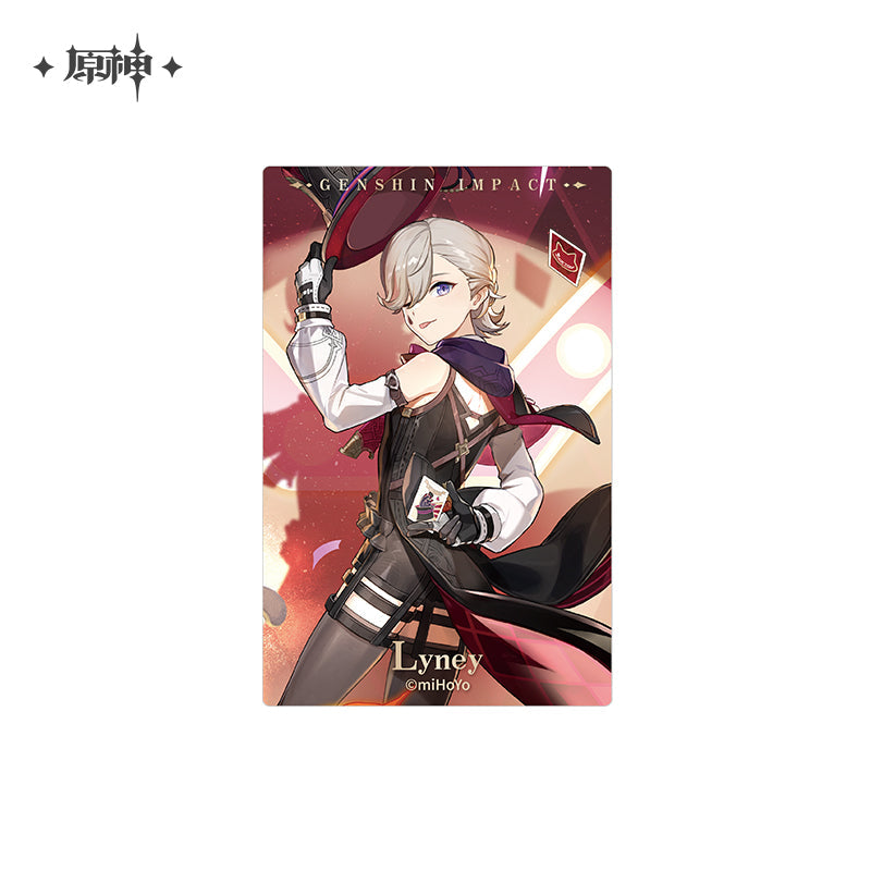 genshin impact wishes series collection cardboard lyney ver not for sale ACG GO