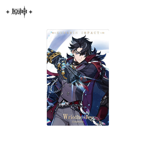 genshin impact wishes series collection cardboard wriothesley ver not for sale ACG GO