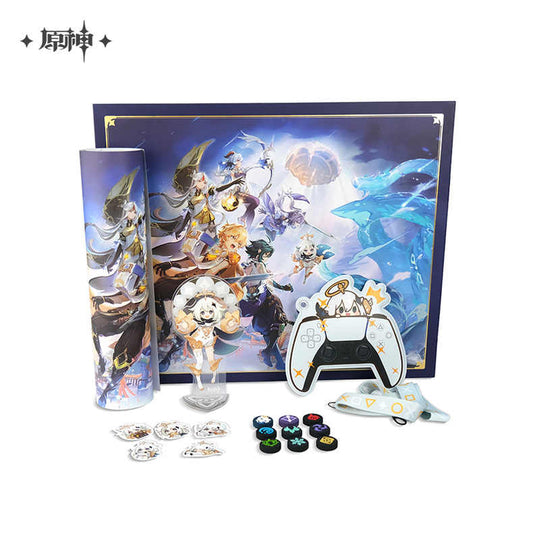 genshin impact x ps5 limited edition gift box qunyu pavilion grip caps not for sale ACG GO