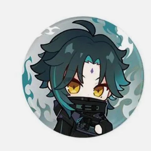 genshin impact xiao theme impression series badge workwear ver 1 not for sale ACG GO