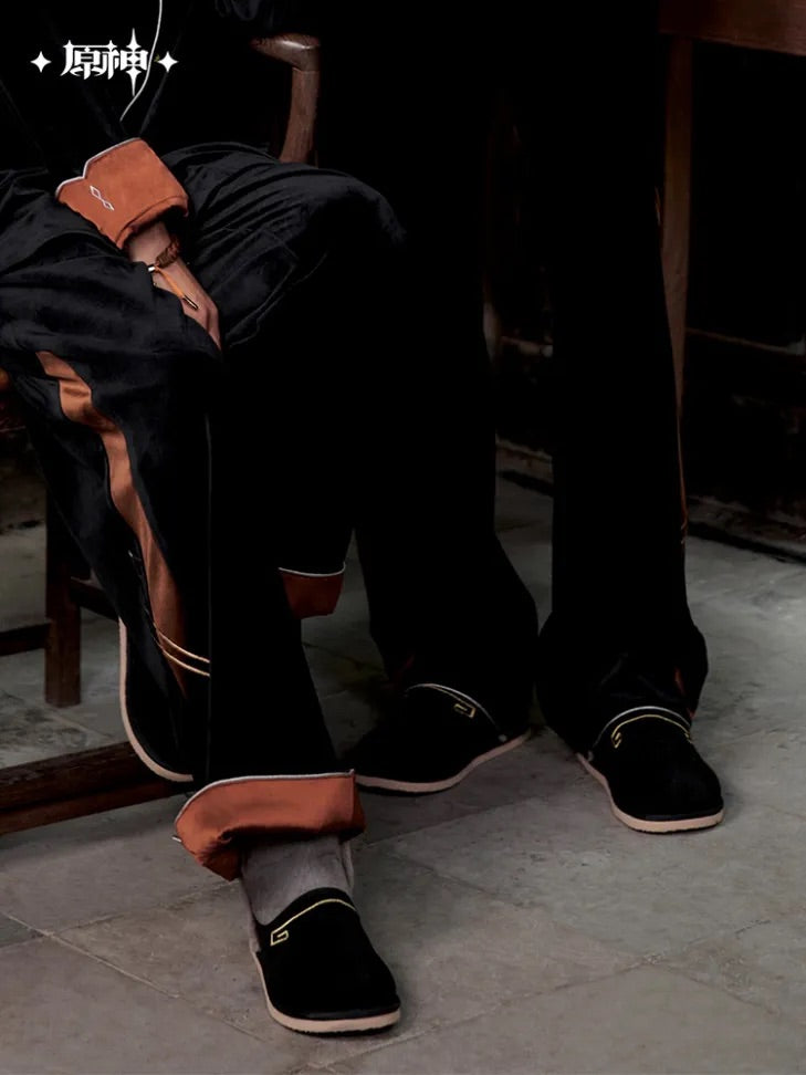 genshin impact zhongli theme impression series house slippers ACG GO
