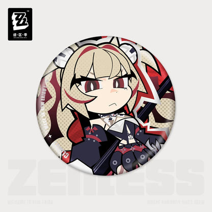 Zenless Zone Zero New Eridu Series Flint Workshop Chibi Tinplate Badge