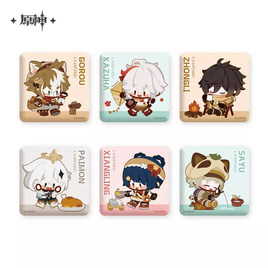 go camping series square badge ACG GO