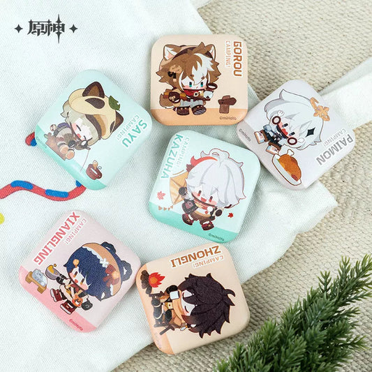 go camping series square badge ACG GO