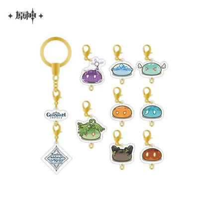 2023 Game Art Exhibition Series Slime Acrylic Keychain Genshin Impact Keychain ACG Go Anime www.acg-go.com Pendant & Keychain, Slime