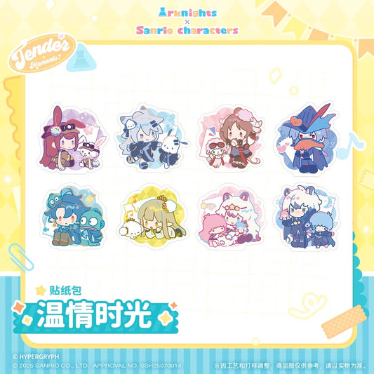 Arknight x Sanrio Characters Sticker Set