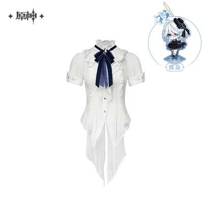 Furina Theme Impression Series Short Sleeved Waist Slimming Shirt