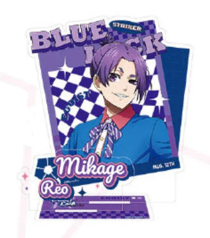 x Lawson Double Insert Acrylic Stand Blue Lock Reo Mikage ACG Go Anime www.acg-go.com blue lock, Hyoma Chigiri, Meguru Bachira, Reo Mikage, Rin Itoshi, Seishiro Nagi, Standee, Yoichi Isagi