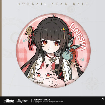 Honkai: Star Rail Little Cat Series Tinplate Badge