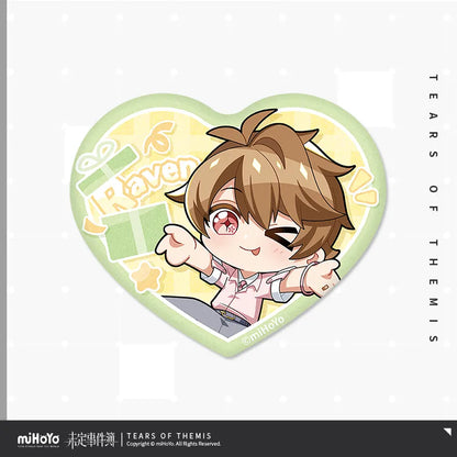 Tears of Themis Heartfelt Invitation Series Chibi Shaped Badge