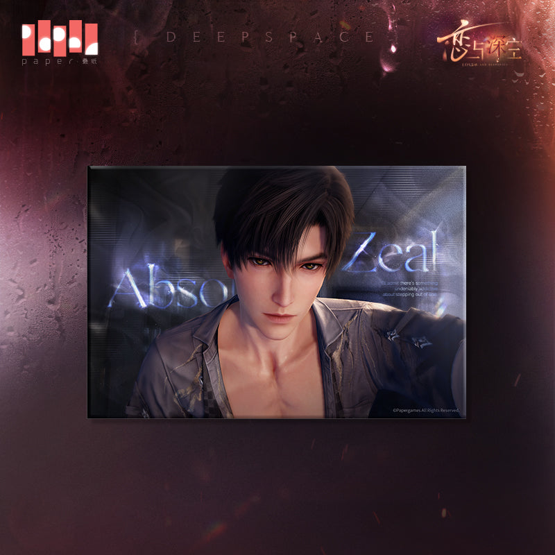 Nightly Rendezvous Series Borderless Amber Glossy Shikishi Cardboard