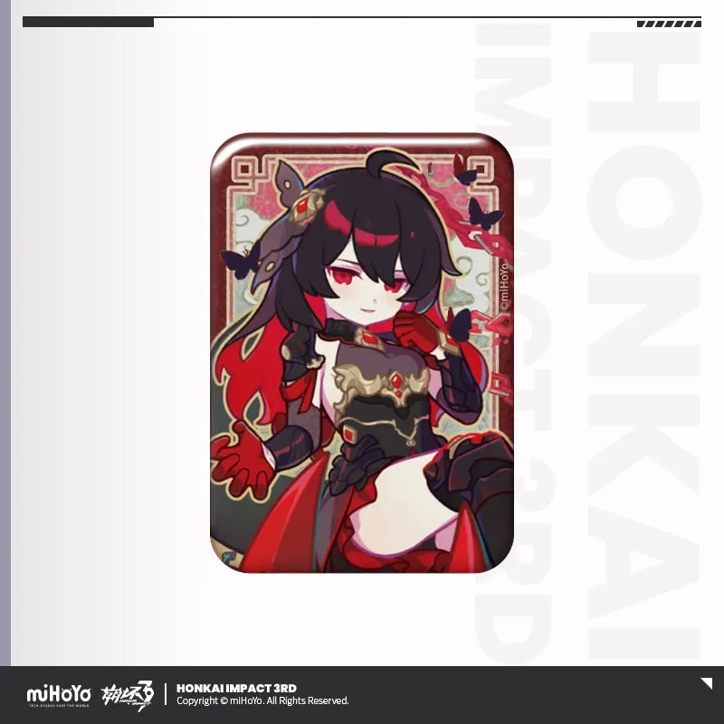 A Life of Luck Series Tinplate Badge Honkai Impact 3rd Seele (Black Ver.) ACG Go Anime www.acg-go.com Ai-Chan, Badge, Bronya, Elysia, Fu Hua, Griseo, Herrscher of Sentience, Honkai Impact 3rd, Kiana, Raiden Mei, Seele