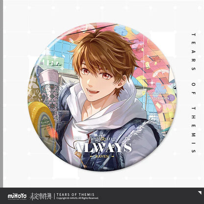 Tears of Themis The Beginning of Always Series Tinplate Badge Luke Pearce ACG Go Anime www.acg-go.com Artem Wing, Badge, Luke Pearce, Marius von Hagen, Tears of Themis, Vyn Richter