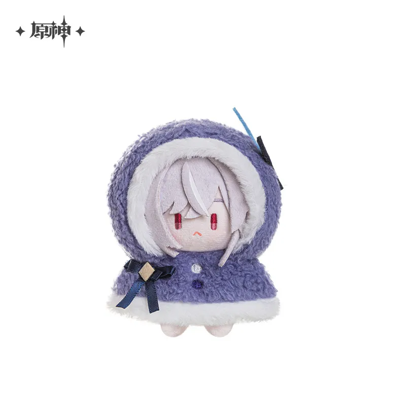 Genshin Impact Fun in the Snow Series Plush Keychain