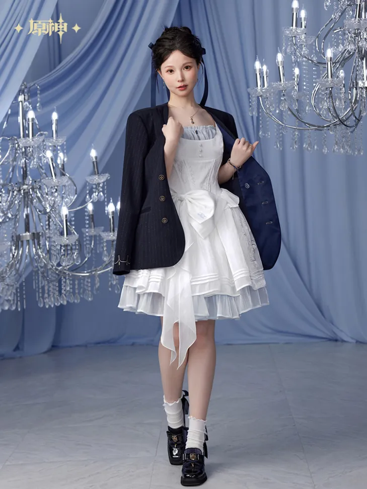 Furina Theme Impression Series Collarless Casual Jacket
