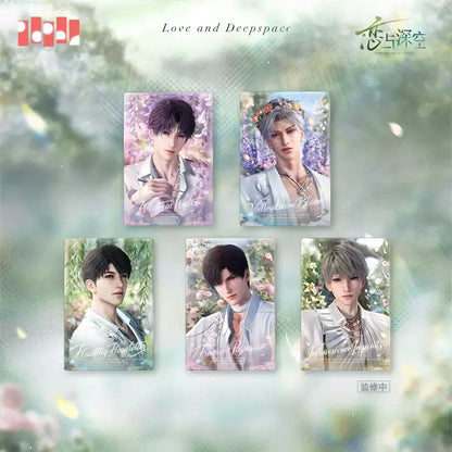 Love and Deepspace Spring and Flowers Series Floral Silhouette Acrylic Shikishi Cardboard