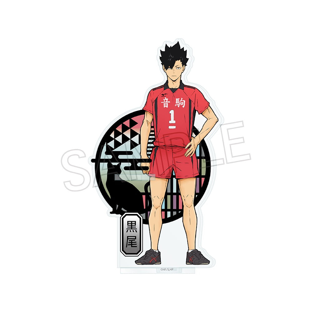 Cutout Picture Series Acrylic Pen Stand Haikyu!! Tetsuro Kuro ACG Go Anime