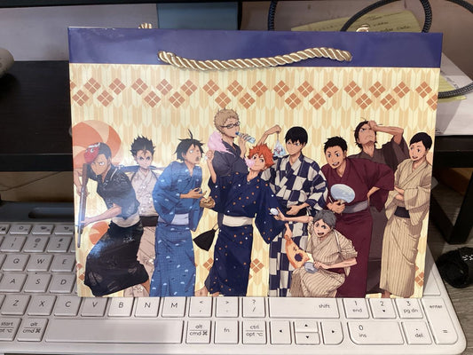 haikyu s3 yukata group bag not for sale ACG GO