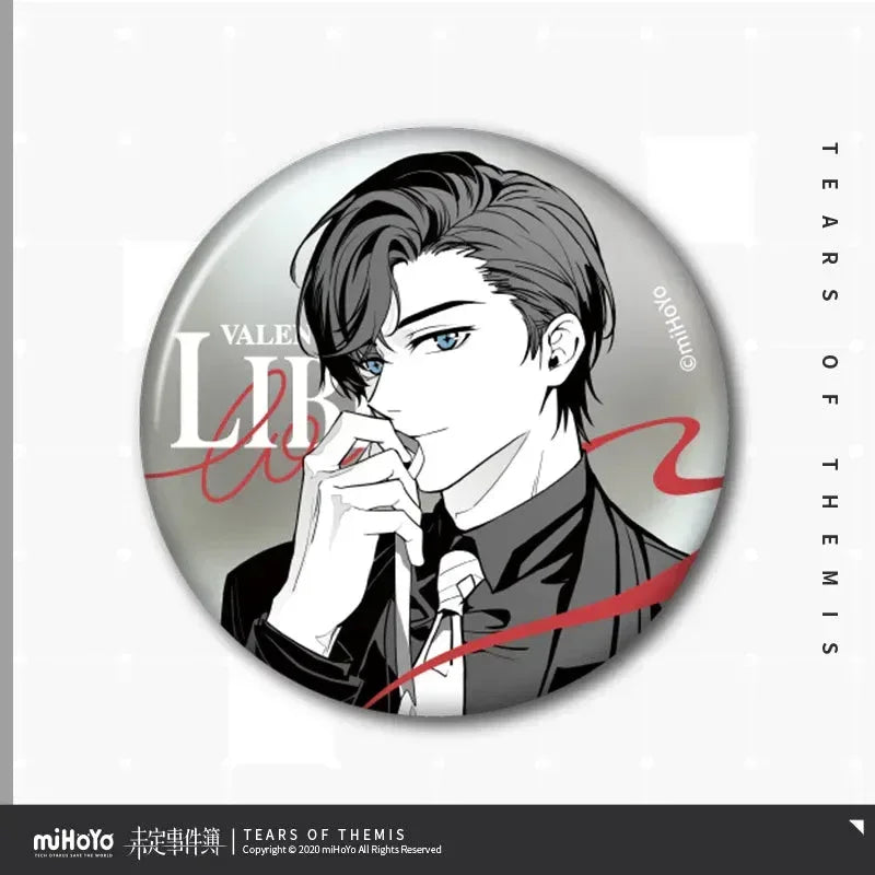 Tears of Themis Happy Valentine's Day 2022 Series Tinplate Badge Artem Wing ACG Go Anime www.acg-go.com Artem Wing, Badge, Luke Pearce, Marius von Hagen, Vyn Richter