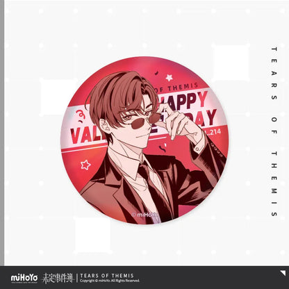 happy valentine s day 2023 series tinplate badge ACG GO