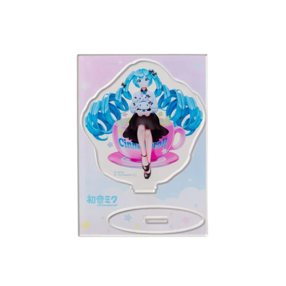 VOCALOID! Hatsune Miku x Cinnamoroll Acrylic Stand B ACG Go Anime www.acg-go.com Cinnamoroll, Hatsune Miku, Stand