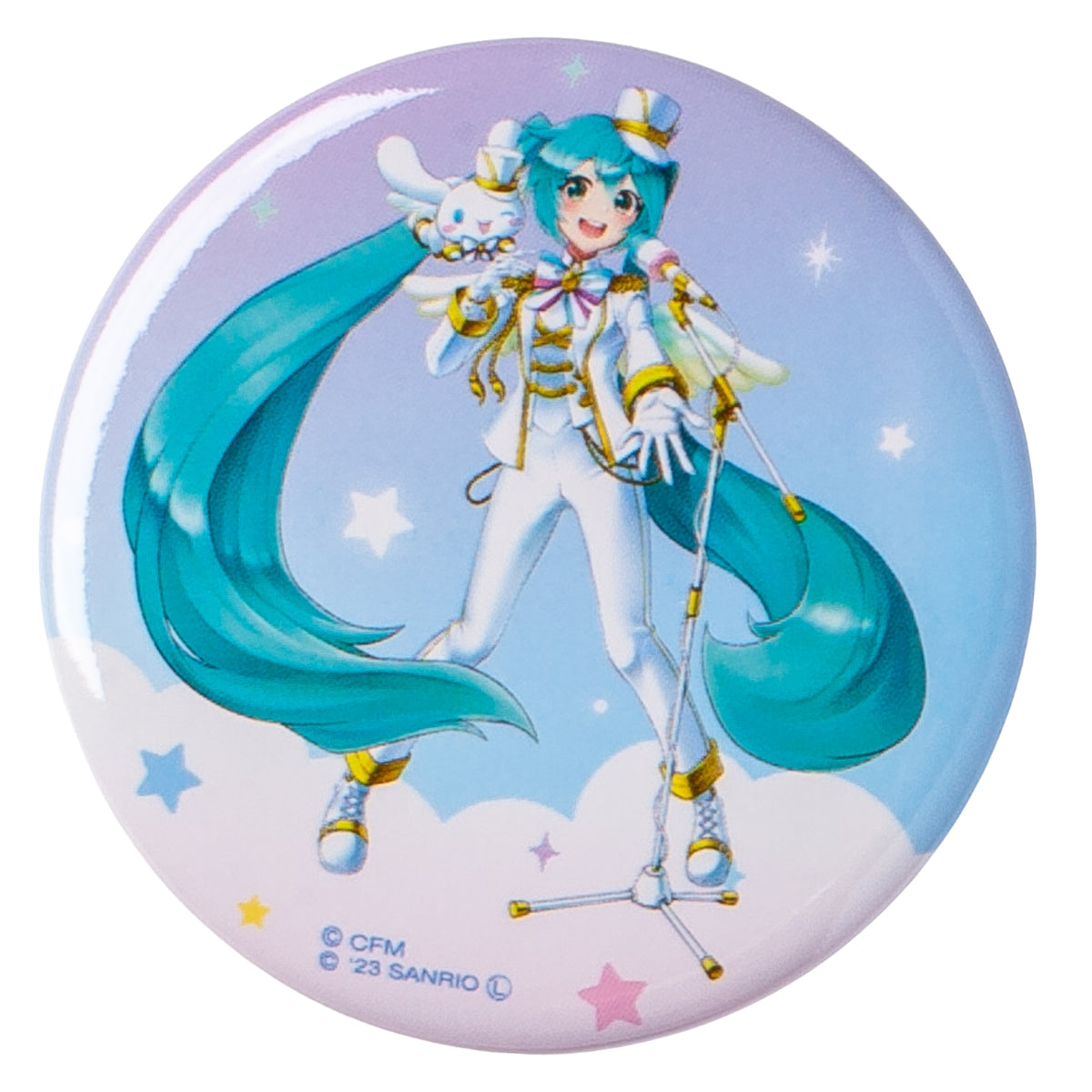 hatsune miku x cinnamoroll badge ACG GO