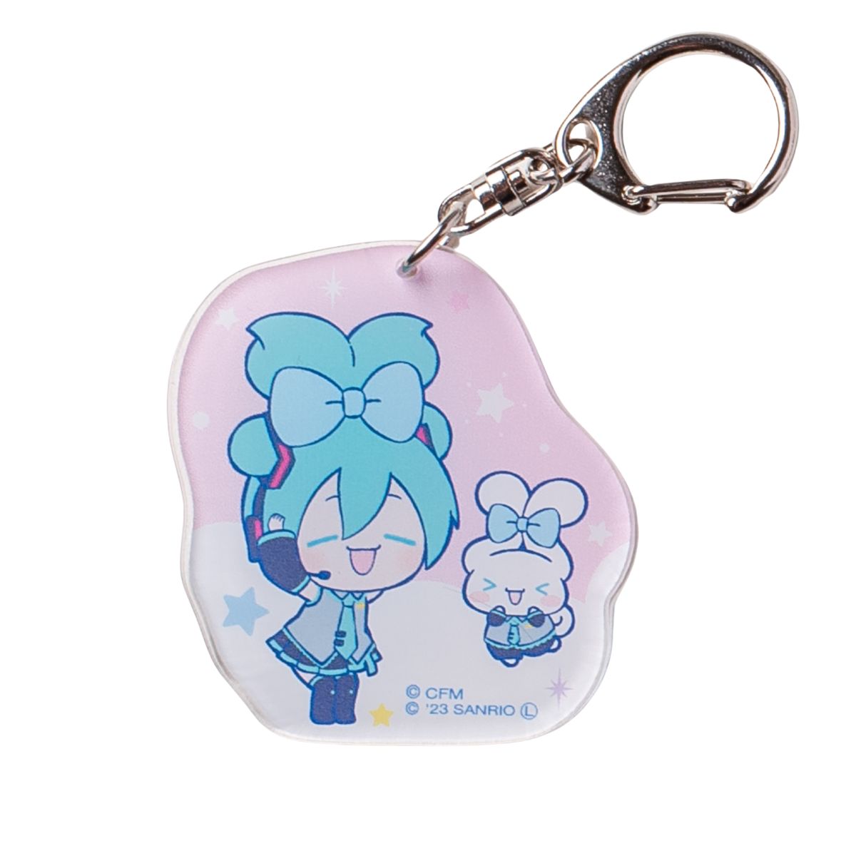 hatsune miku x cinnamoroll keyring ACG GO