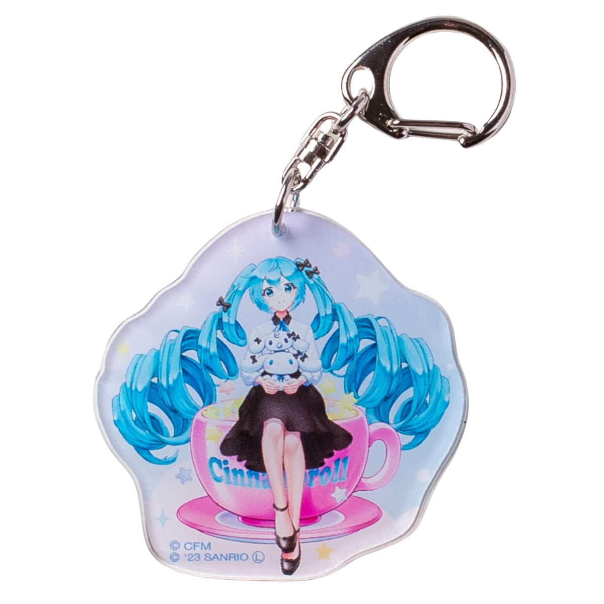 hatsune miku x cinnamoroll keyring ACG GO