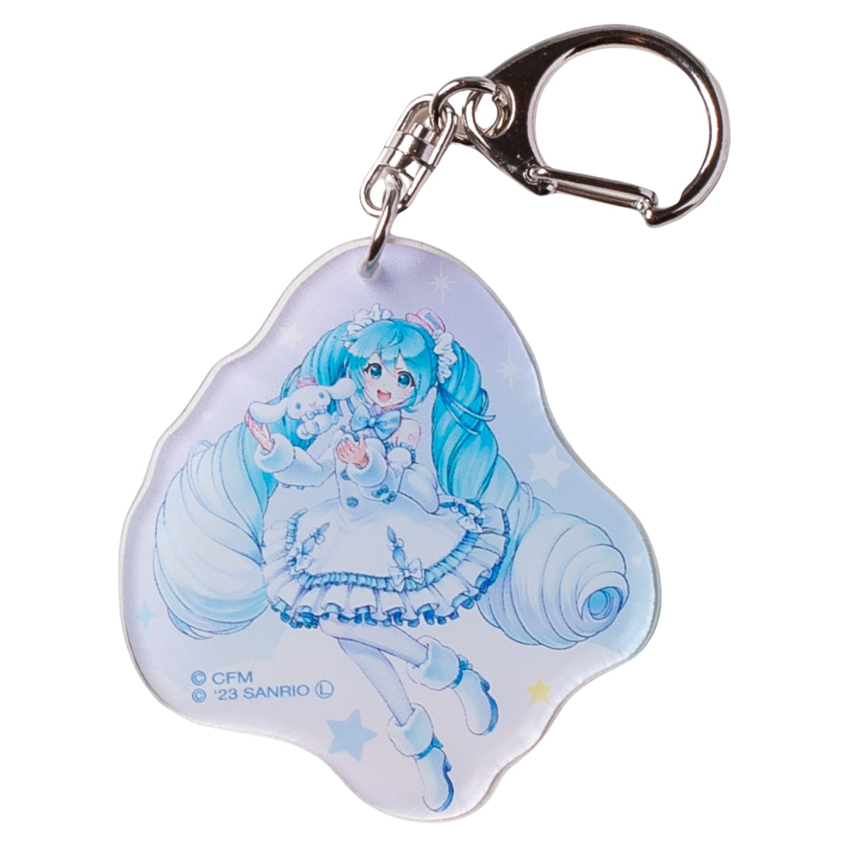 hatsune miku x cinnamoroll keyring ACG GO
