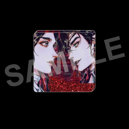 Gui Cheng Chong Feng Series Double Quicksand Coaster Heaven Official's Blessing Coaster ACG Go Anime www.acg-go.com Art Decor, Heaven Official’s Blessing, Tableware