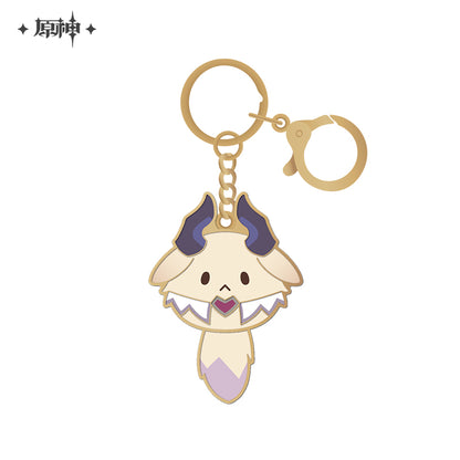 Genshin Impact Tea Party Companion Dodoco Metal Keychain
