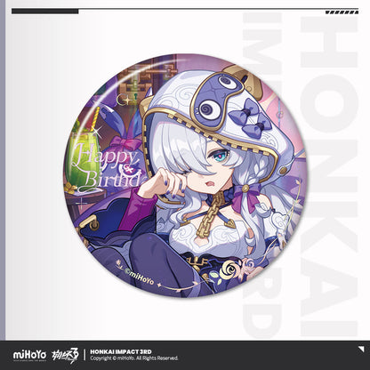 honkai imapct 3rd 2025 happy birthday series tinplate badge ACG GO
