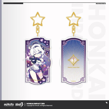 honkai impact 3rd a life of luck series acrylic glittering pendant ACG GO